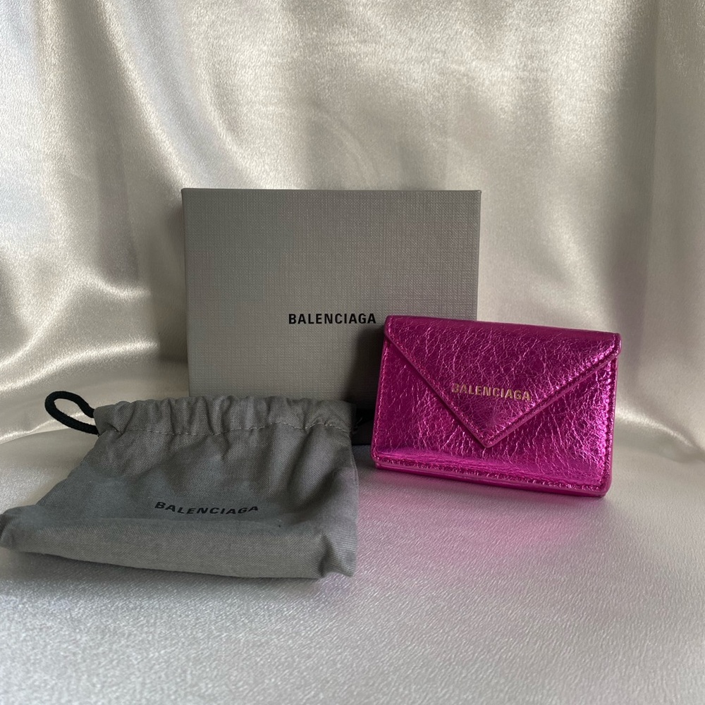 Authentic 💯 Balenciaga Metallic Papier Mini